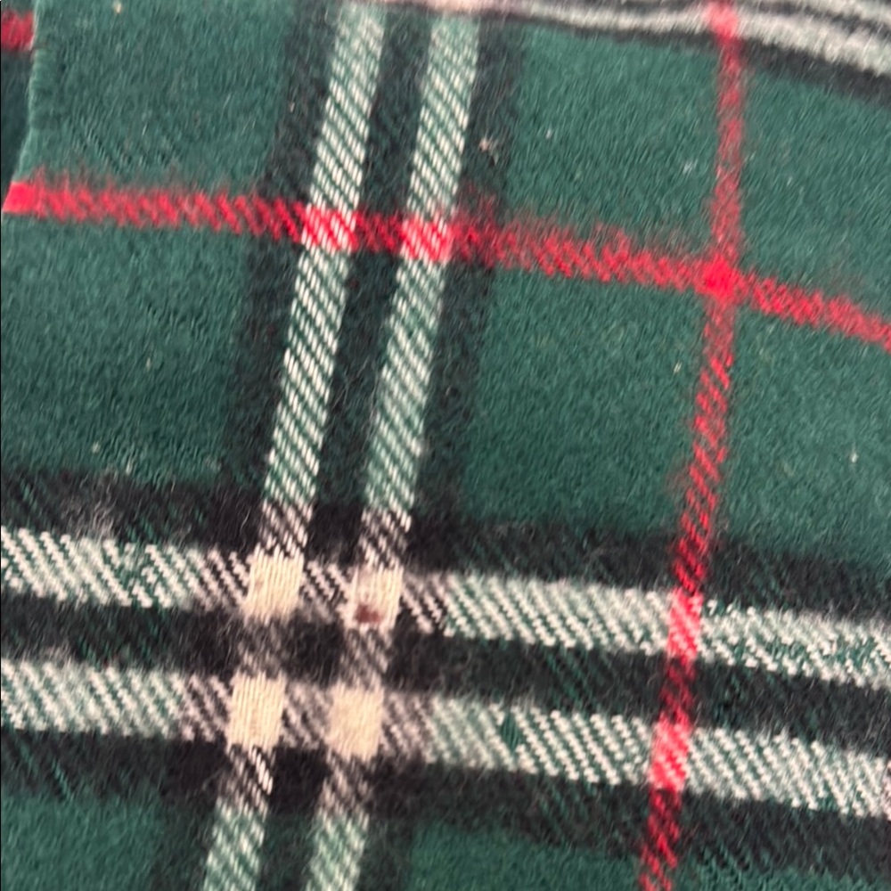 Authentic Burberry Green Plaid Scarf - Picture 9 of 9